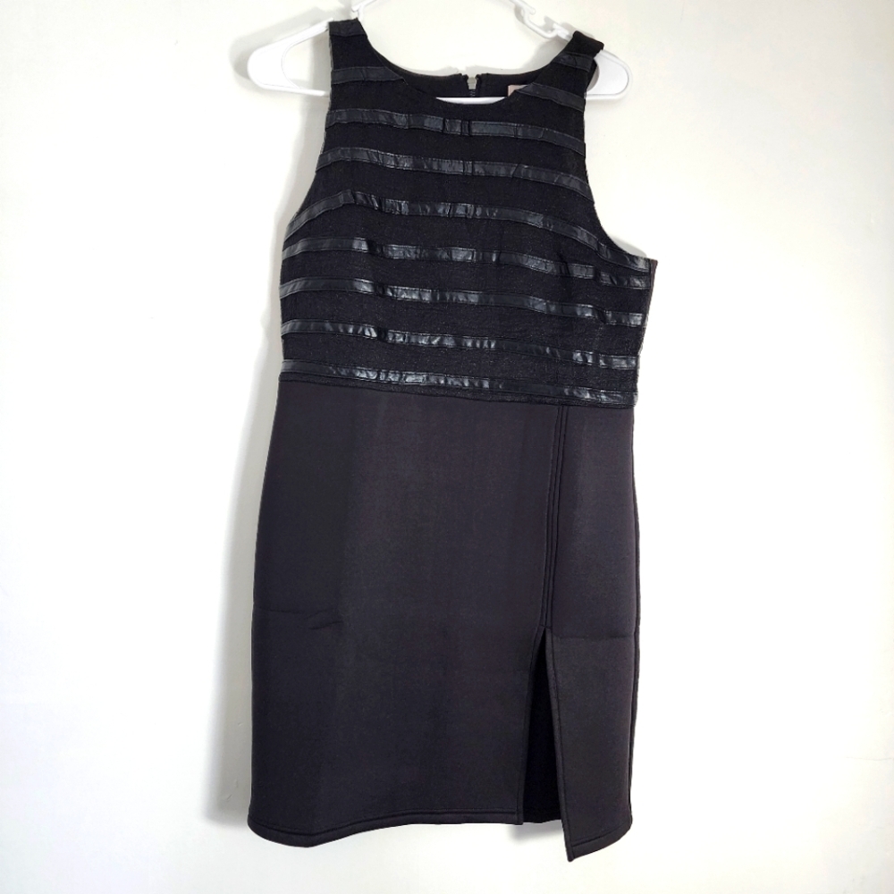 Lucy & Co Size Large Elegant Black Sleeveless Dress